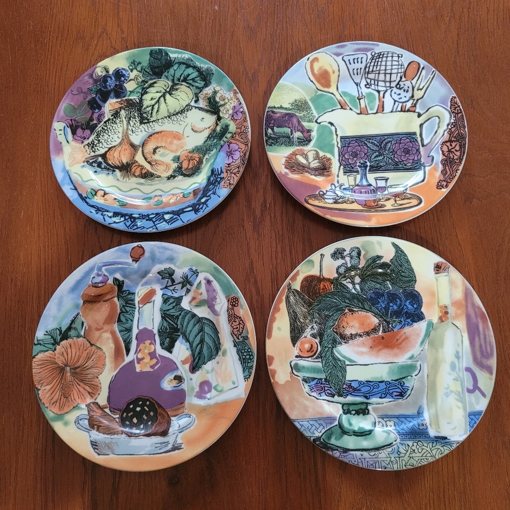 Sabatier Belle Cuisine Dessert Plates Set of Four